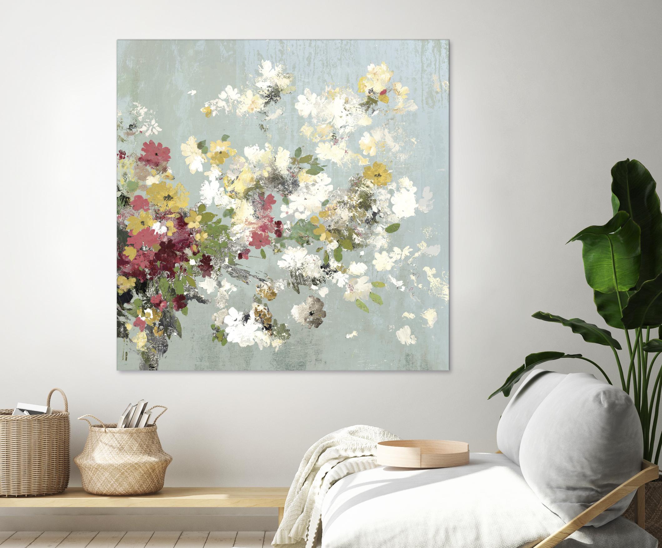 Abstract Bouquet II by Allison Pearce on GIANT ART - white floral