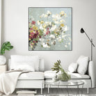 Abstract Bouquet II by Allison Pearce on GIANT ART - white floral