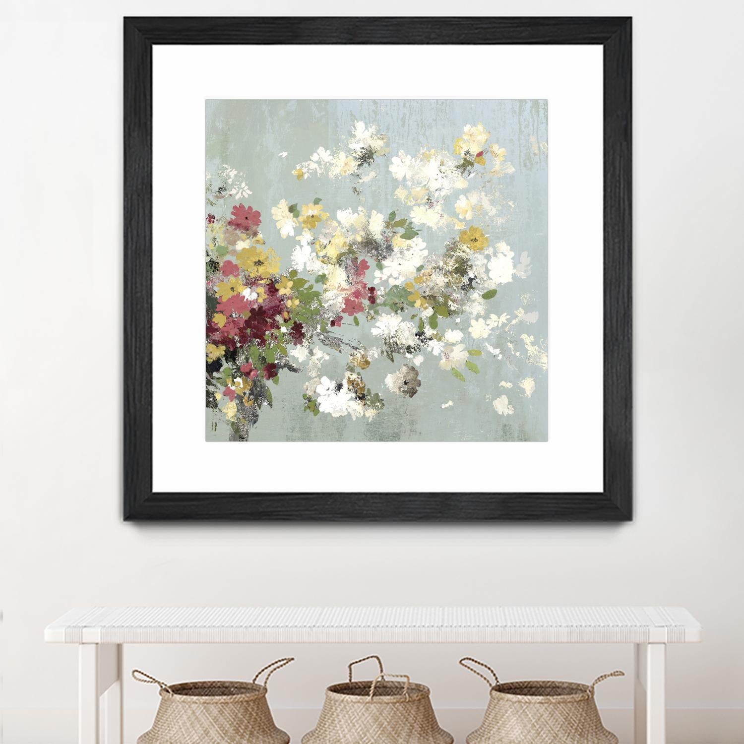 Abstract Bouquet II by Allison Pearce on GIANT ART - white floral