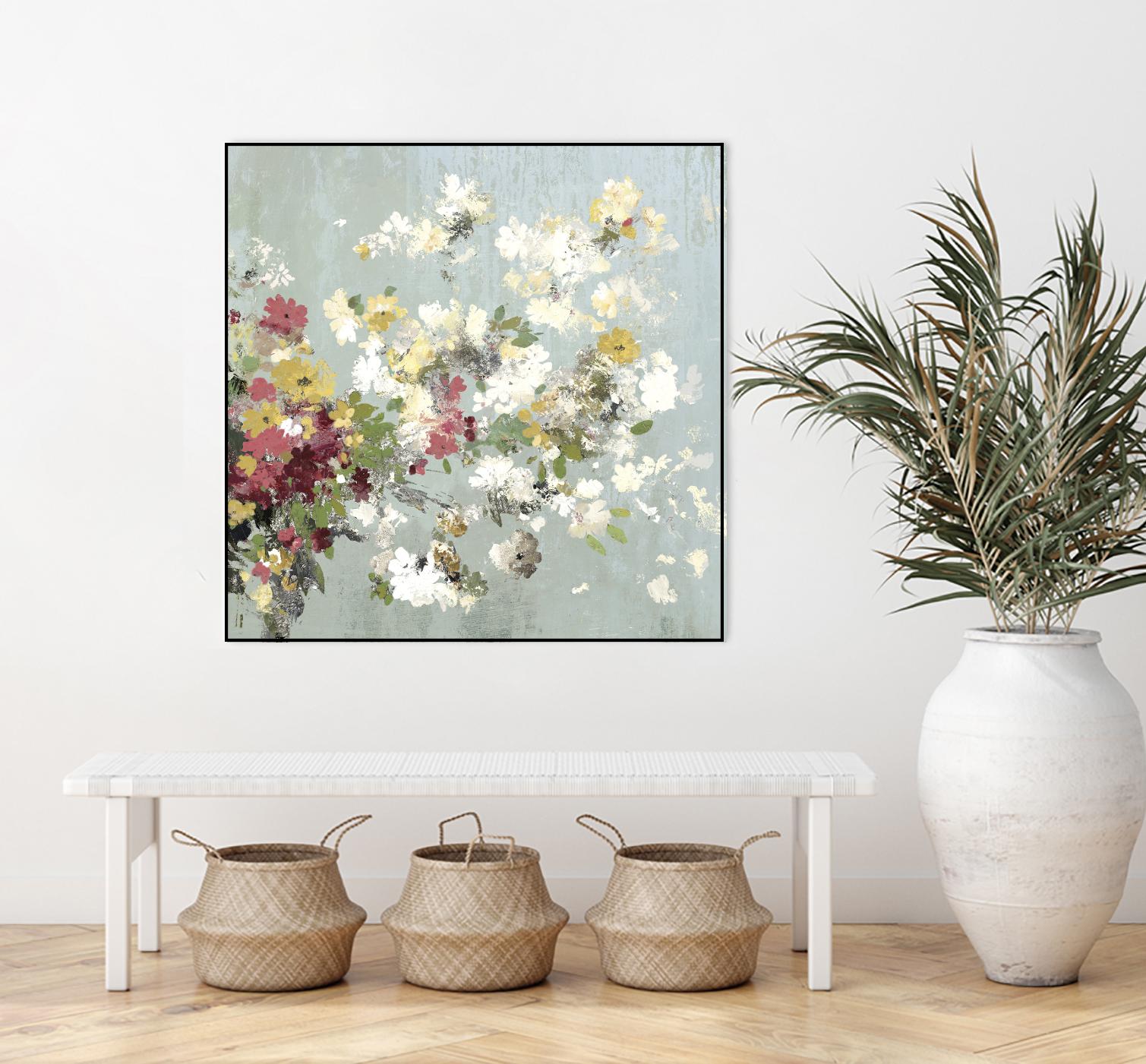 Abstract Bouquet II by Allison Pearce on GIANT ART - white floral
