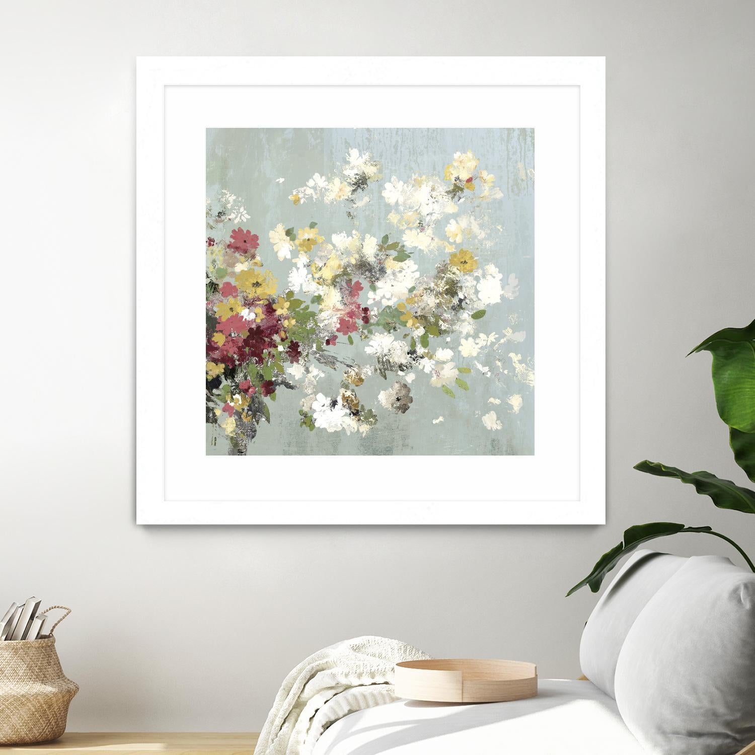 Abstract Bouquet II by Allison Pearce on GIANT ART - white floral