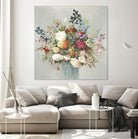 Grande by Allison Pearce on GIANT ART - blue floral