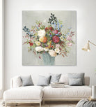 Grande by Allison Pearce on GIANT ART - blue floral