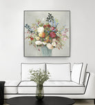 Grande by Allison Pearce on GIANT ART - blue floral