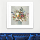 Grande by Allison Pearce on GIANT ART - blue floral