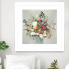 Grande by Allison Pearce on GIANT ART - blue floral