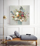 Grande by Allison Pearce on GIANT ART - blue floral