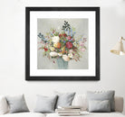 Grande by Allison Pearce on GIANT ART - blue floral