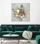 Grande by Allison Pearce on GIANT ART - blue floral