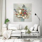 Grande by Allison Pearce on GIANT ART - blue floral