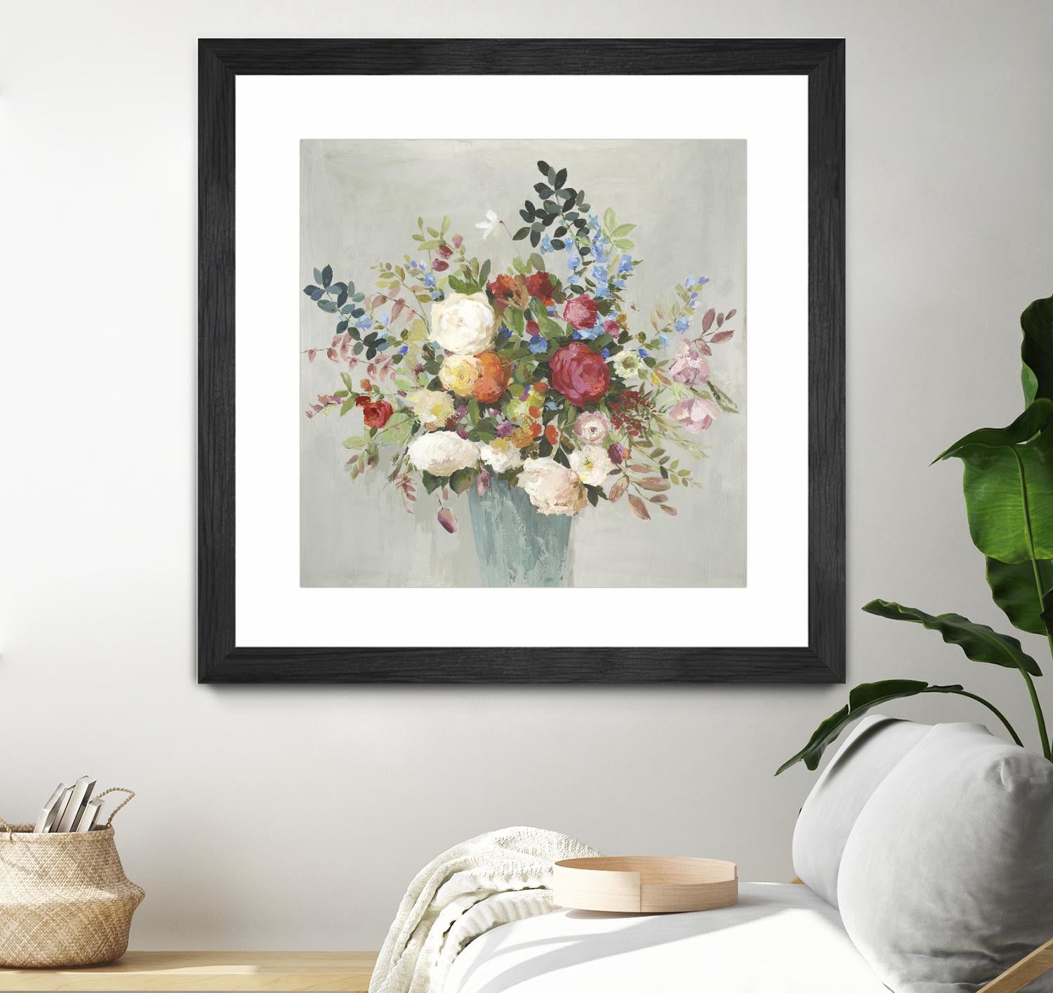 Grande by Allison Pearce on GIANT ART - blue floral