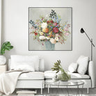 Grande by Allison Pearce on GIANT ART - blue floral