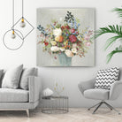 Grande by Allison Pearce on GIANT ART - blue floral