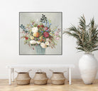 Grande by Allison Pearce on GIANT ART - blue floral