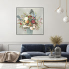 Grande by Allison Pearce on GIANT ART - blue floral