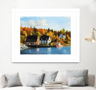 North West Cove by Pieter Molenaar on GIANT ART - blue landscape