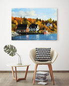 North West Cove by Pieter Molenaar on GIANT ART - blue landscape