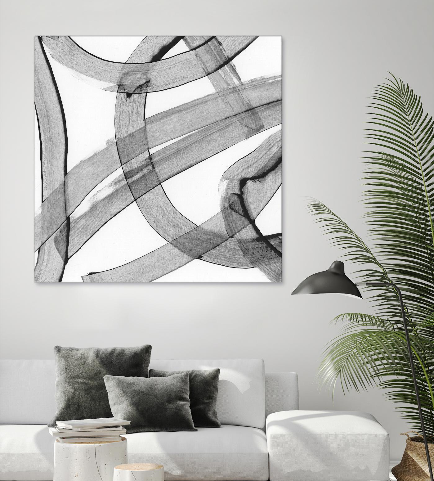 Gesture by PI Studio on GIANT ART - white abstract