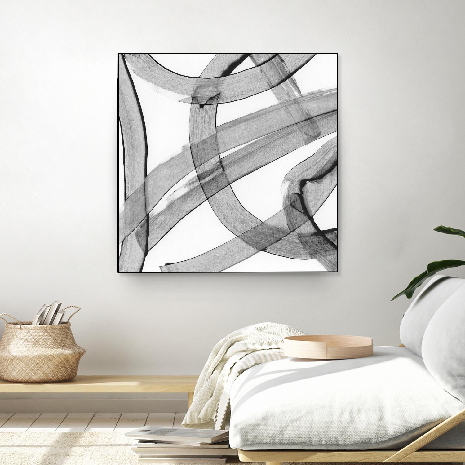 Gesture by PI Studio on GIANT ART - white abstract