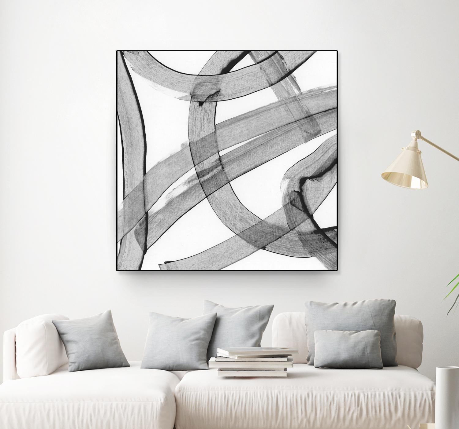 Gesture by PI Studio on GIANT ART - white abstract