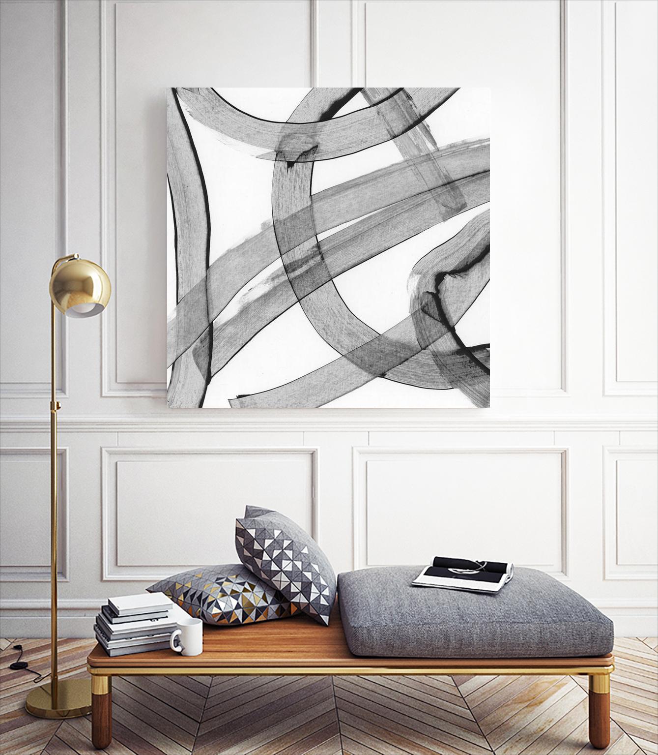 Gesture by PI Studio on GIANT ART - white abstract