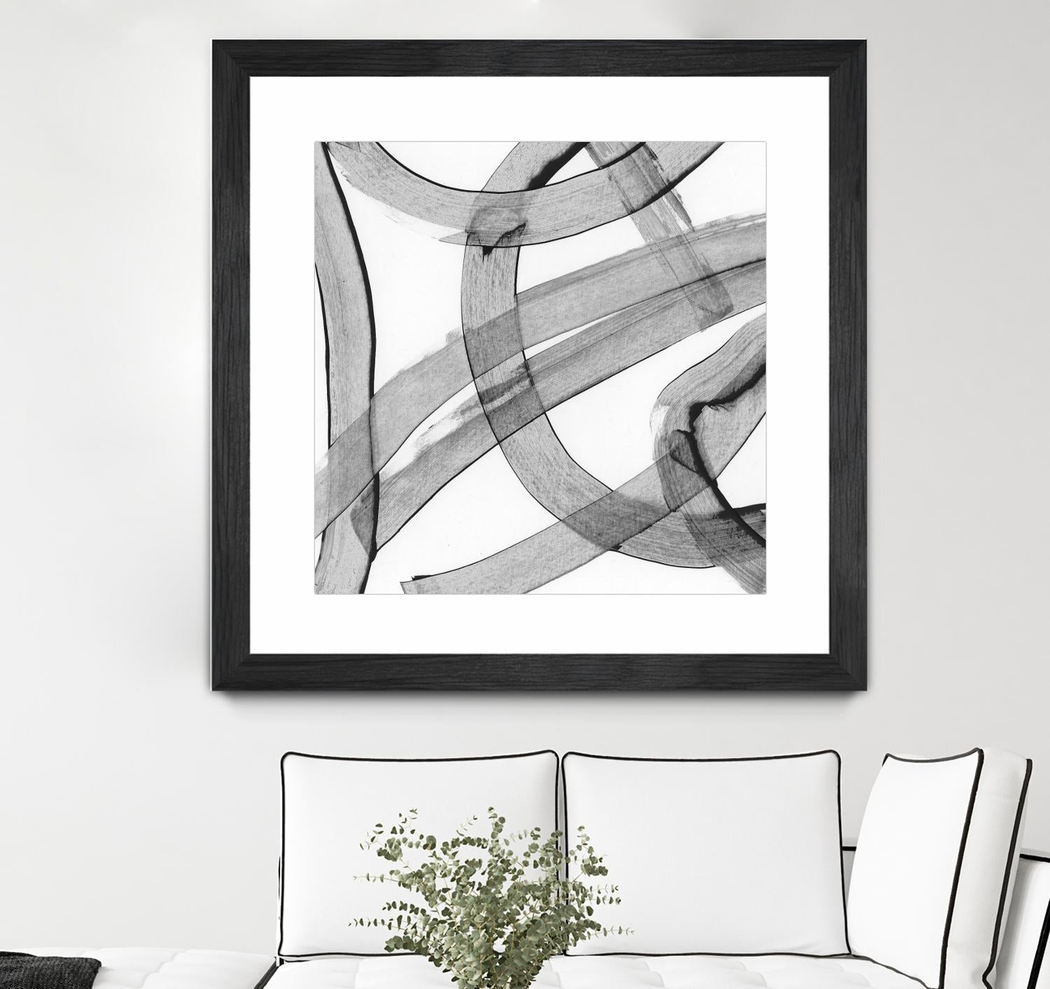 Gesture by PI Studio on GIANT ART - white abstract