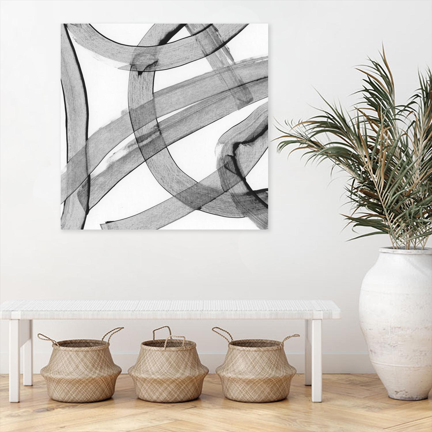 Gesture by PI Studio on GIANT ART - white abstract