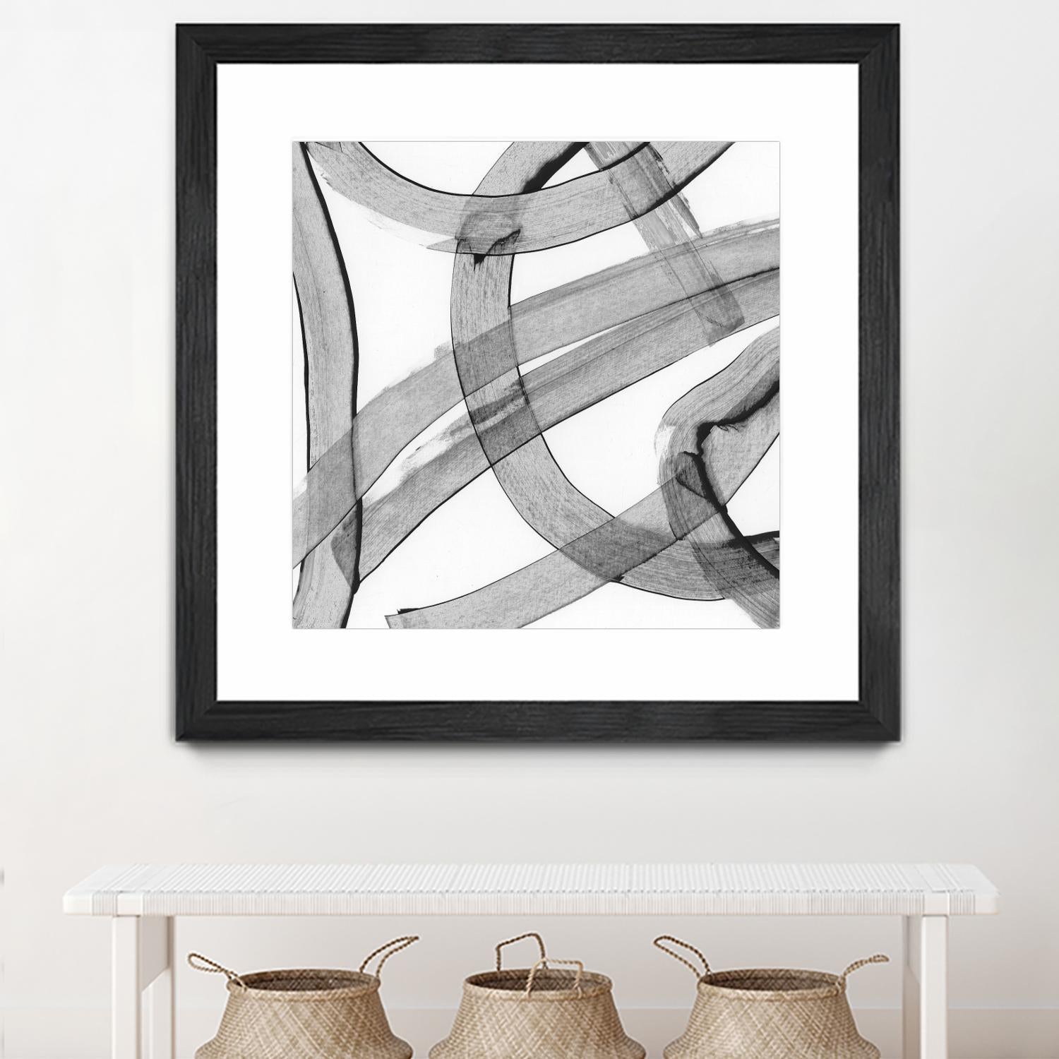 Gesture by PI Studio on GIANT ART - white abstract