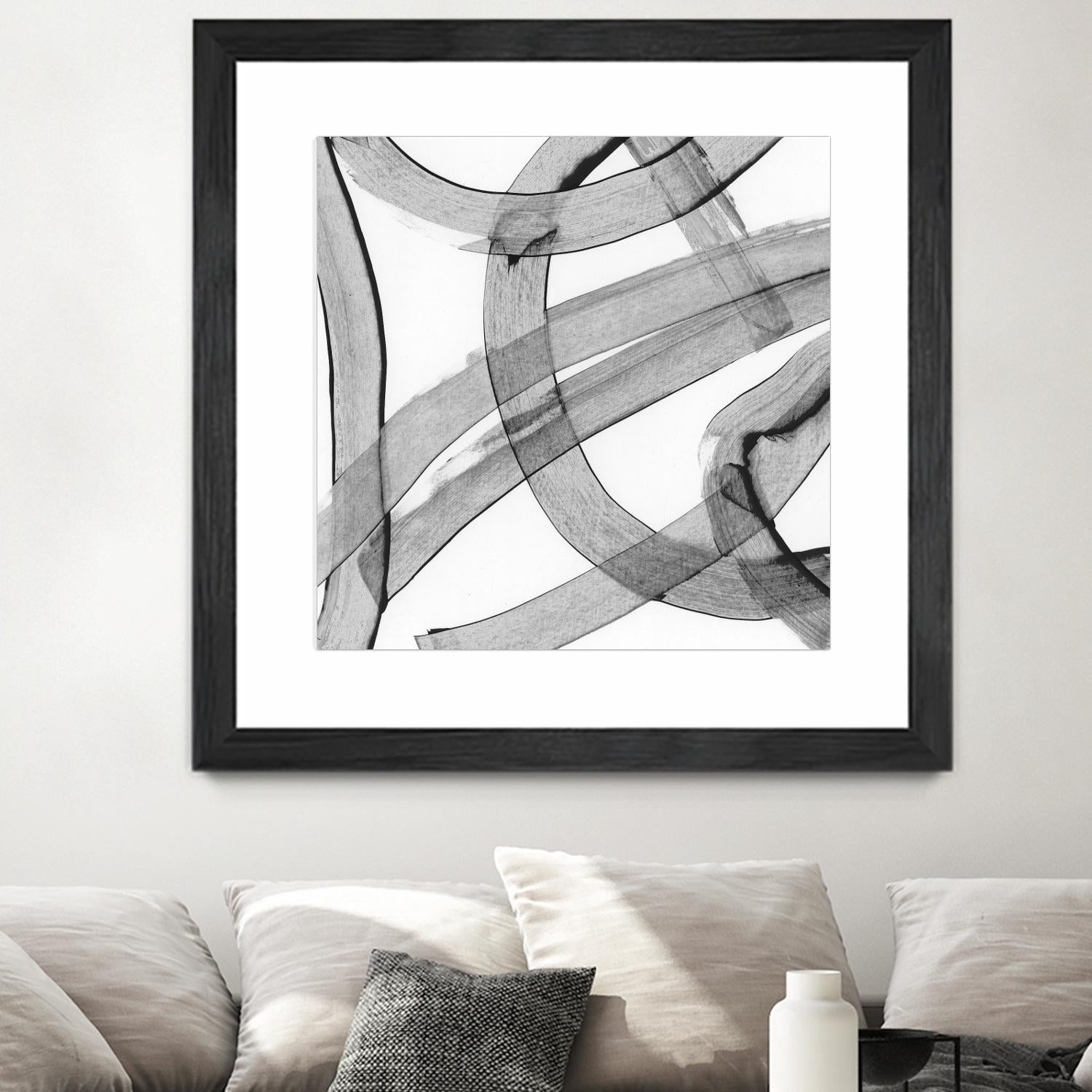 Gesture by PI Studio on GIANT ART - white abstract