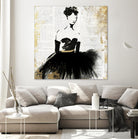 Lady in Black II by PI Studio on GIANT ART - white abstract