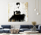 Lady in Black II by PI Studio on GIANT ART - white abstract