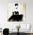 Lady in Black II by PI Studio on GIANT ART - white abstract