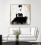 Lady in Black II by PI Studio on GIANT ART - white abstract