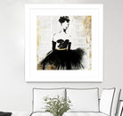 Lady in Black II by PI Studio on GIANT ART - white abstract