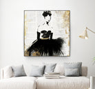 Lady in Black II by PI Studio on GIANT ART - white abstract