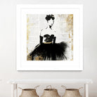 Lady in Black II by PI Studio on GIANT ART - white abstract