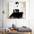 Lady in Black II by PI Studio on GIANT ART - white abstract