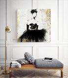 Lady in Black II by PI Studio on GIANT ART - white abstract