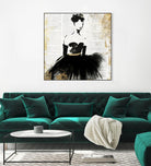 Lady in Black II by PI Studio on GIANT ART - white abstract