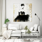 Lady in Black II by PI Studio on GIANT ART - white abstract