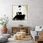 Lady in Black II by PI Studio on GIANT ART - white abstract