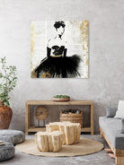 Lady in Black II by PI Studio on GIANT ART - white abstract