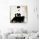 Lady in Black II by PI Studio on GIANT ART - white abstract