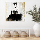 Lady in Black II by PI Studio on GIANT ART - white abstract