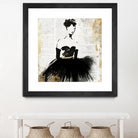 Lady in Black II by PI Studio on GIANT ART - white abstract