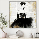 Lady in Black II by PI Studio on GIANT ART - white abstract
