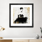 Lady in Black II by PI Studio on GIANT ART - white abstract