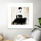 Lady in Black II by PI Studio on GIANT ART - white abstract