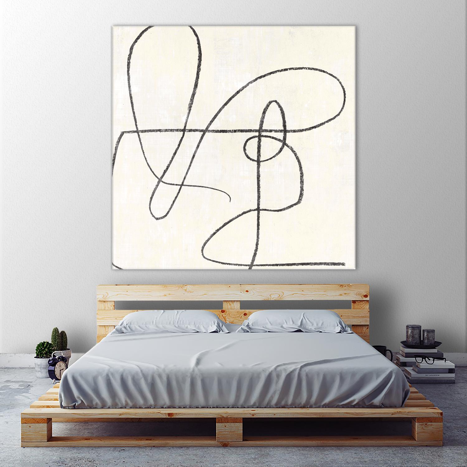 Juxtaposing by Pi Studio on GIANT ART - white linear linear art