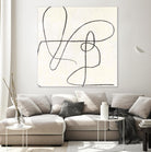 Juxtaposing by Pi Studio on GIANT ART - white linear linear art